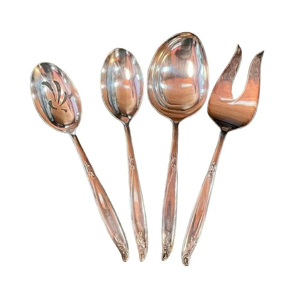 Vintage Holmes and Edward’s Four Piece Deepsilver Serveware set